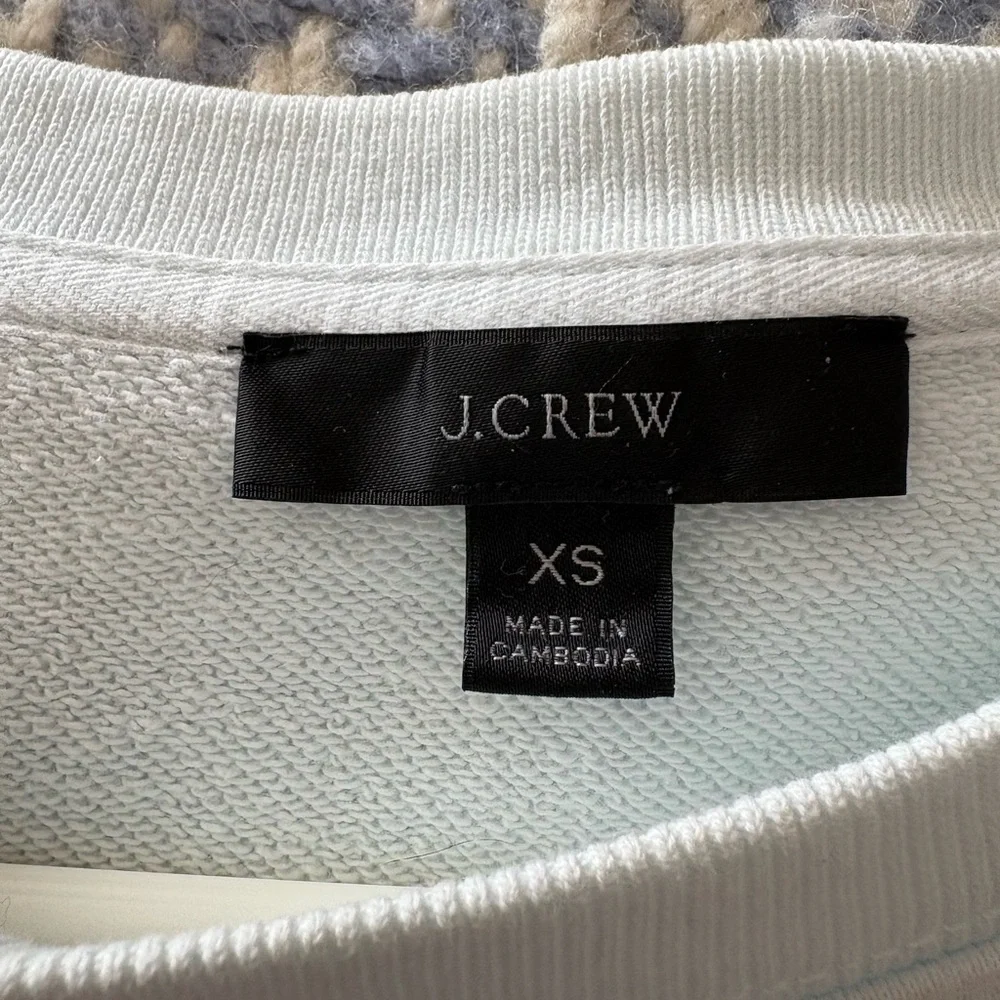 J. Crew Soft Blue Crew Neck Sweater